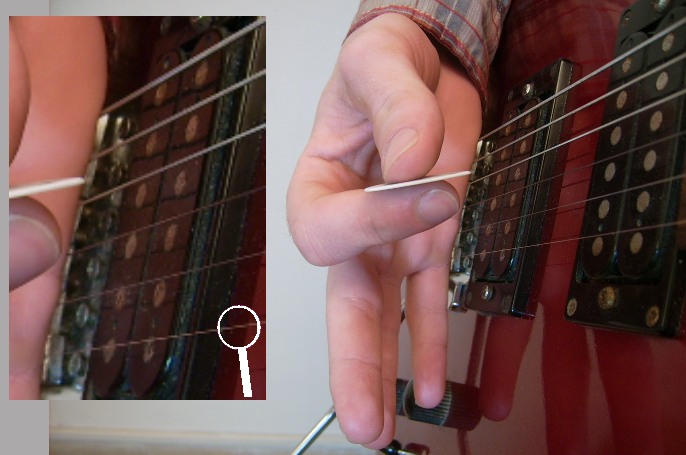 Muffling Strings for Performing Palm Mute Technique