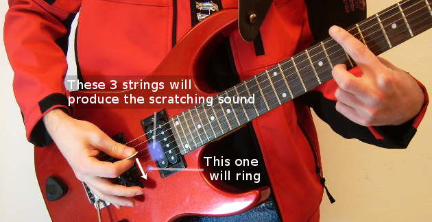 How to rake on electric guitar